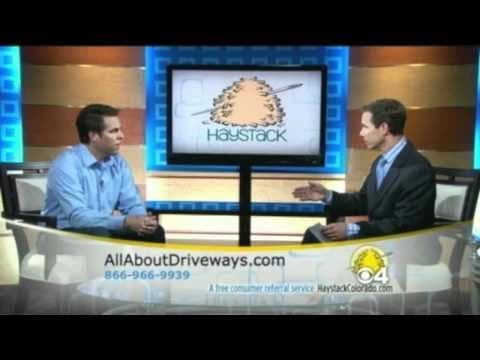 All About Driveways Featured on CBS Channel 4's Haystack Colorado In Denver Colorado